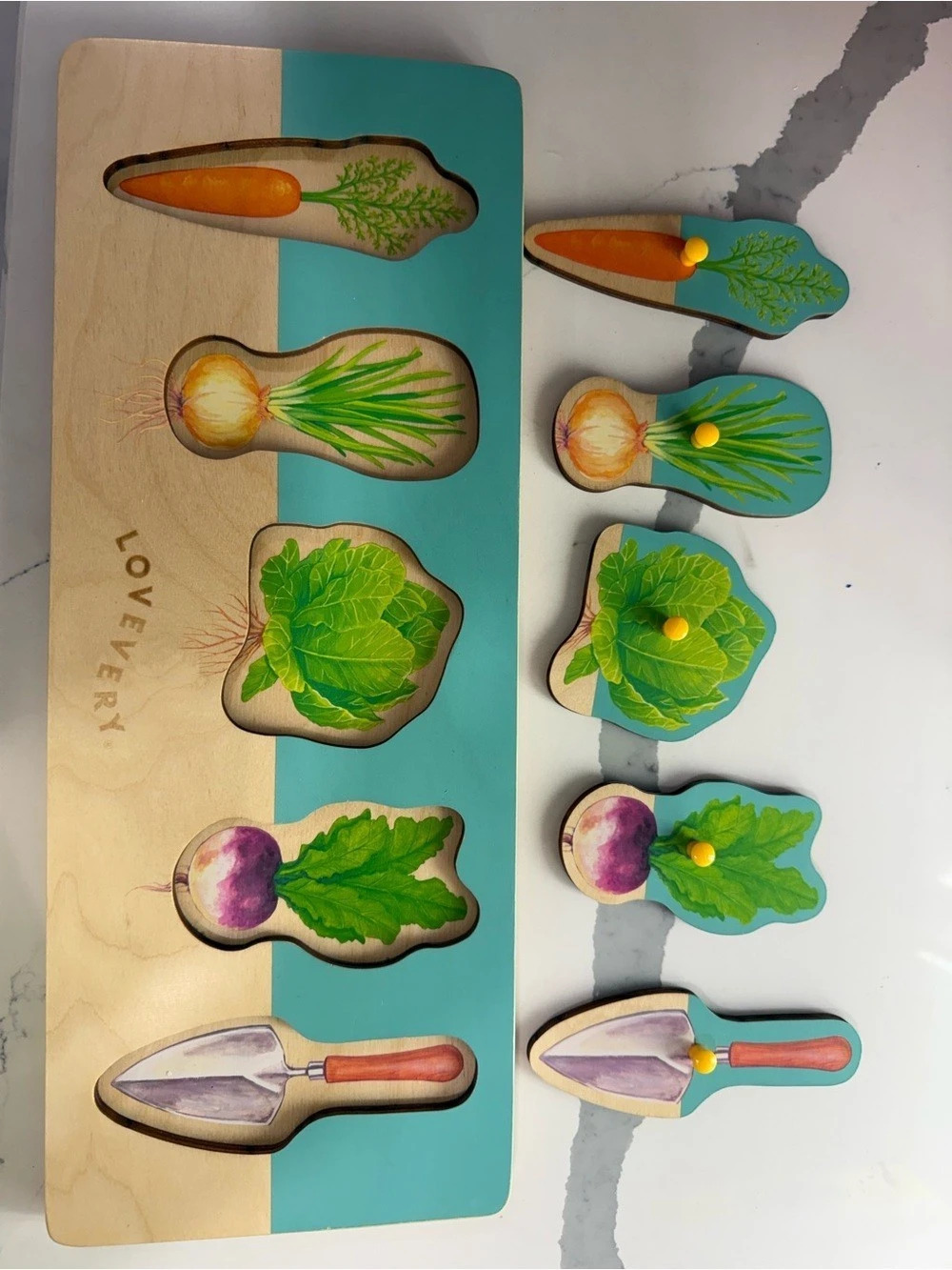 Lovevery Community Garden Puzzle Board Game